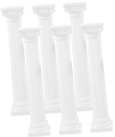 STOBAZA 6piezas Columnas Romanas Mini para Decoración De Mesa De Accesorio para Fotografía y Decoración De Bodas