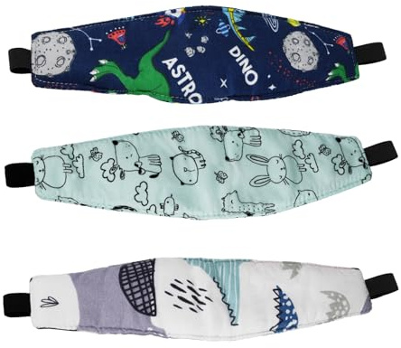 3 unids diadema de coche para niño, cuña cabeza de asiento de coche para niños, cabeza de asiento de coche, bebé, ajustable, cabeza de coche, niño, para viaje, protección del cuello, hombros