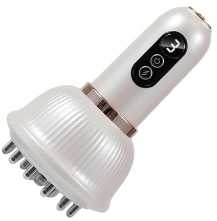 Masajeador eléctrico de celulitis, 3 modos, 9 niveles para tonificar, ayuda a relajar los muslos, para tejidos profundos, músculos, cuello, espalda, hombros, piernas, abdomen y abdomen