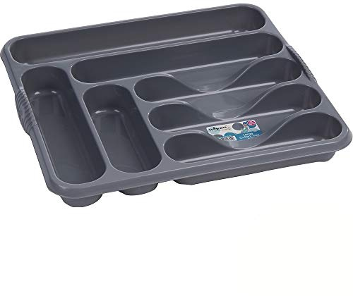 Besteckkasten mit 7 fächern 37x42cm Leer 7-fächern Besteckeinsatz Besteck