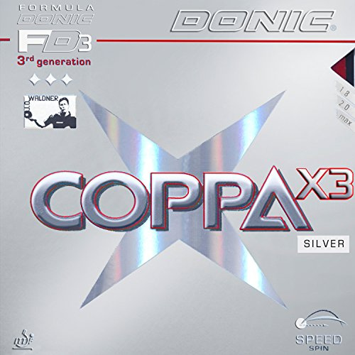 DONIC Coppa X3 Silver, TT-Belag, OVP, inkl. Lieferung