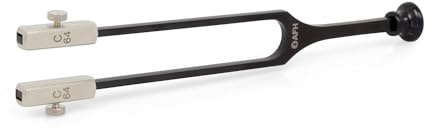 AFH Stimmgabel nach Rydel Seiffer mit Fuß c128/C64 | Color Deluxe schwarz (titaniumbeschichtet)