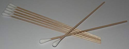 400 Wattestäbchen a Holz, 15 cm lang unsteril Reinigungsstäbchen Reinigung Applikator Watteträger für Make-up, Reinigung, Polieren Fa.ars