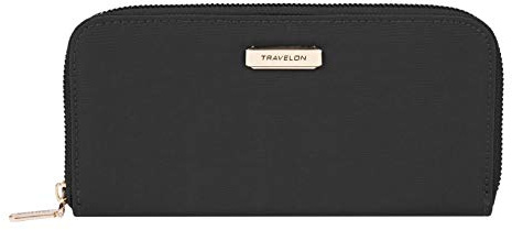 Travelon RFID Blocking Single Zip Wallet