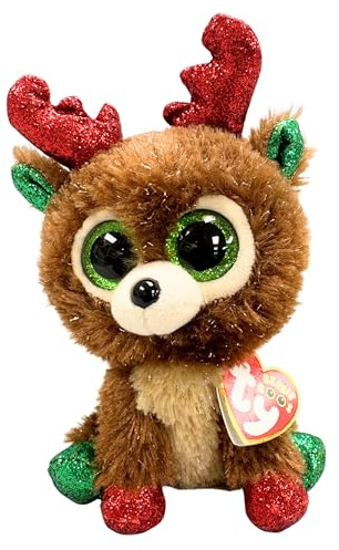 TY Fudge Reindeer Xmas 2019 Plüsch Braun One Size