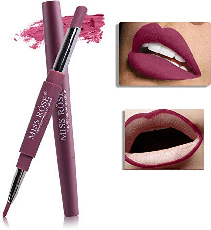 Miss Rose Long-lasting Lip Liner Matte Lip Pencil Waterproof Moisturizing Lipsticks Makeup Contour Cosmetics