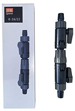 Finest Aquatics Aquarium Control Valve - Double Taps Quick Release Connection Hoses 12mm Or 16mm (16/22mm)