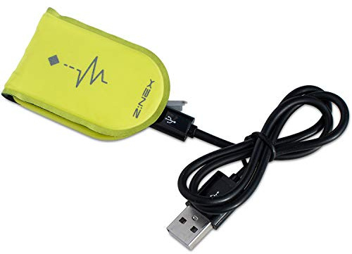ZNEX Aufladbarer USB LED Magnet Clip. Hell Leuchtend - perfekt für optimale Sichtbarkeit in der Nacht und bei schlechten Lichtverhältnissen