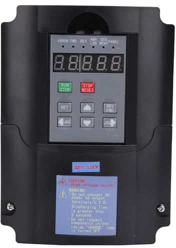 Dpofirs A2-8030 3KW Variabler Wechselrichter Einphasen- oder Dreiphaseneingang zu Dreiphasen für den industriellen Einsatz, Frequenzumrichter AC180-250V bis 220V zur Drehzahlregelung