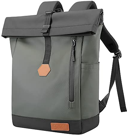 BANGE handbagage ryggsäck passar 15,6 tums bärbar datorryggsäck vattentät för män och kvinnor reseryggsäck kabinstorlek för flygplan, gRÖN, 44*30*28 CM