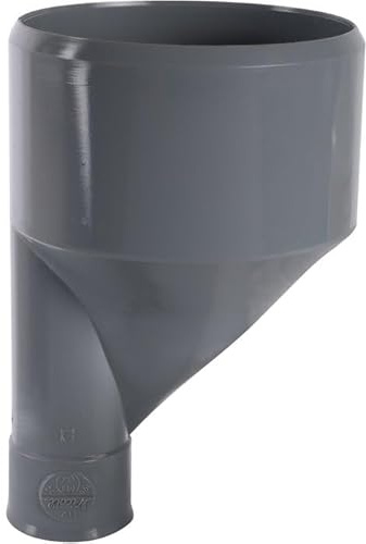 Raccord PVC gris excentré réduit - Mâle/femelle Diamètre 100-40 mm - Girpi | Raccord PVC gris excentré réduit - Mâle / femelle Diamètre 100 - 40 mm - Girpi
