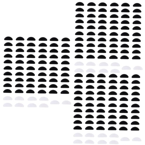 PartyKindom 105paare Augenpads Für Brillen Teiliges Aus Rutschfestem Höhenverstellbar Schwarz Und Transparent Für Sicheren Halt Und Komfort