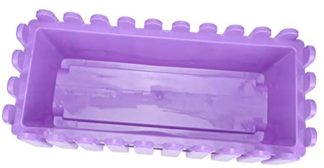 BESPORTBLE Rechteckiger Plastikblumentopf für Zäune Leicht zu Reinigen Hohler Blumenbehälter für Grüne Pflanzen Sukkulenten