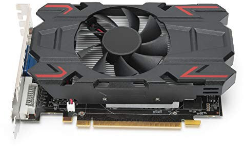 Denash Scheda Grafica ATI HD6770 4 GB 128 Bit DDR5 650 MHz, Scheda Video da Gioco a Ventola Singola a Basso Rumore da 4 GB, Scheda Grafica Desktop PCI Express 2.0