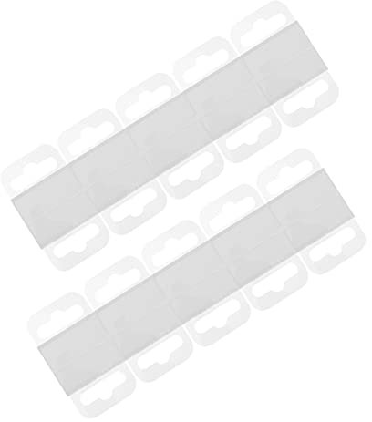 ANDRESLAD 400 Stk Transparenter Haken Bierhalter-clip Durchsichtige Klebehaken Haken Für Haustierausstellungen Transparente Nahtlose Haken Durchsichtige Klebelaschen Speichern Das Haustier