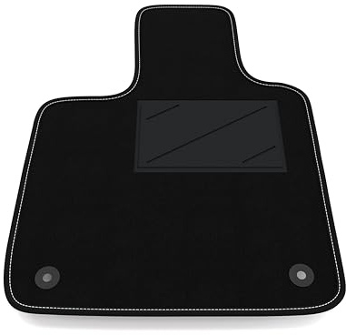 Somer Car Automatte nur auf der Fahrerseite, 1 Stück, kompatibel mit FIAT 500e Elektrisch 2020-2025 | 1 maßgeschneiderter Teppich