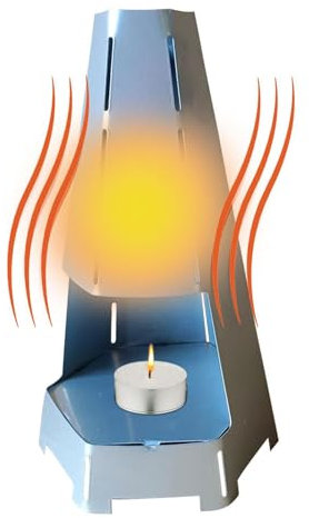Teelicht-Wärmesystem für den Innenbereich – Teelicht-Wärmeofen aus Metall, effizientes Kerzenheizsystem | Minimalistischer Kerzenheizer ohne Kerze, vielseitiger Kerzen-Raumheizer für kleine Innenräume