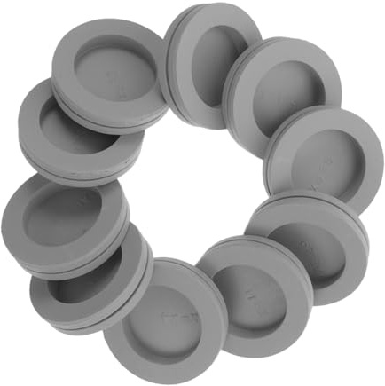 EXHUMKY 10pcs Soft Rubber Drain for Air Conditioner Hose Replacement Versatile Drain Stopper for Washing Machine and Dryer Easy Installation Leak Prevention and Durability