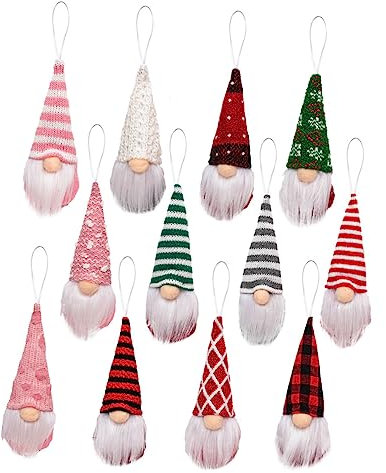 TOPBATHY 12stücke Anhänger Weihnachten Mit Weichem Material Für Baumdekoration Geschenk Für Freunde Oder Hochwertige Qualität Für Lange Haltbarkeit