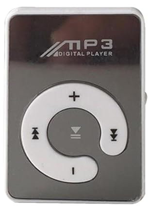 Mp3 Music Player - Portable Audio Reader - Compact Mp3 Player con clip, batteria ricaricabile, supporto per schede TF 8 GB, USB, cuffie incluse, ideale per lo sport e il viaggio