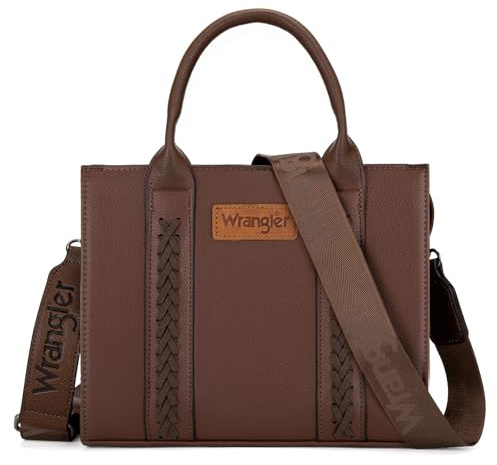 Wrangler Stoffbeutel für Frauen und Handtaschen mit oberem Griff und Handtasche für Frauen mit verstellbarem Gurt