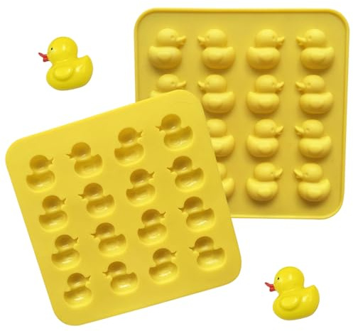 1 Piece Duck Shaped Cake Chocolate Mould – Reusable Non-Stick Silicone Moulds for Baking, Ice, Jelly and Sweet Moulds, Ideal for Kids Party Treats and Gifts