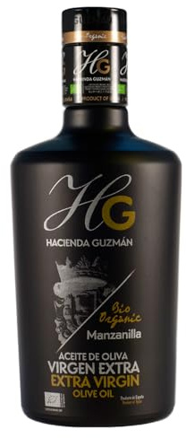 Hacienda Guzmán - Aceite De Oliva Virgen Extra Ecológico Reserva Familiar Manzanilla, 500ml.