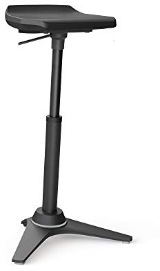 aeris Muvman Industry Stehhocker - ergonomische Stehhilfe – Arbeitsstuhl für gesundes und aktives Sitzen und Stehen – Stehstuhl höhenverstellbar mit 51-84 cm Sitzhöhe
