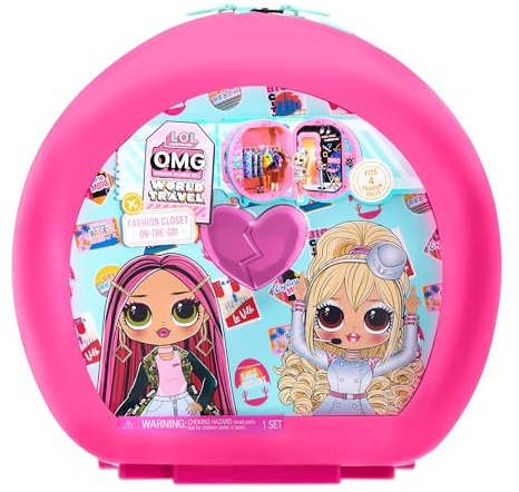 L.O.L. Surprise! Closet On-The-Go-Rollkoffer mit Accessoires & Kulissen-Für 4 Modepuppen & Accessoires-Tolles Geschenk für Kinder ab 4 Jahren 576044
