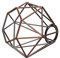 ledscom.de Pantalla Cage, bronce, E27 / E14, 160mm Ø