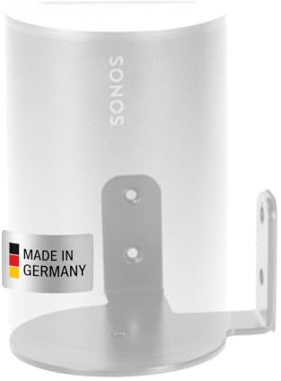 SX-Concept® - Era 100 - Soporte de pared para Sonos Era 100 | Variante de esquina | Ahorra espacio | Fabricado en Alemania blanco