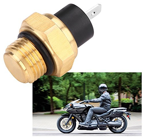 Rankomu Interruttore Ventola Radiatore in Rame 37760-MT2-003 per Honda VFR700F VFR750F VFR800 VTR1000F VT600 VT750 VT1100 - Controllo Temperatura Preciso, Installazione Semplice