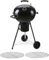 Barbecue Weber Charbon, Gril à Charbon avec Roues, Couvercle en Email et Thermomètre, Roues de bol de Gril Rond D'extérieur (Size : A)
