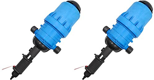 Janasiba Lot de 2 pompes à engrais pour - Mélange d'injecteur chimique - Mélangeur liquide - Engrais pour bétail