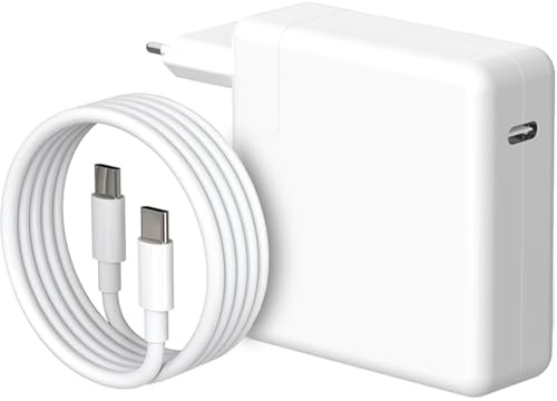 MacBook Ladekabel, 100W USB C Ladegerät für MacBook Pro/Air, iPad Pro, HP - Schnell Netzteil, 5A/100W USB C Kabel