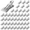 Clips de cubierta de piscina 48 piezas de acero inoxidable para piscinas de pared de acero para piscinas sobre el suelo para evitar daños por viento (verde)