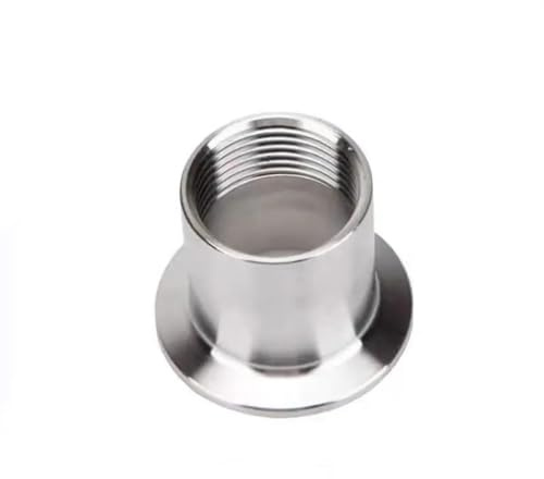1/4“ 1/2 3/4” 1” 1-1/4” 2 Adapters for Heater Sanitary Stainless Steel 304 Female Threaded Ferrule Pipe Fittings Tri-Clamp(DN10OD50.5MM)