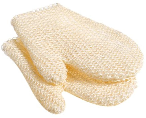 NOLITOY Peelinghandschuhe 2 Stück Aus Natürlichem Sisal Ergonomisch Für Körperpeeling Sanft Zur Haut Bad Und Duschzubehör Für Hauttypen