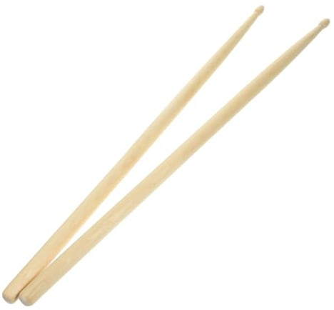 JOINPAYA Schlagzeugsticks aus Ahornholz Junge Mädchen und Erwachsene zum Üben für Anfänger Komplettes Percussion-drumstick Schlagzeuger