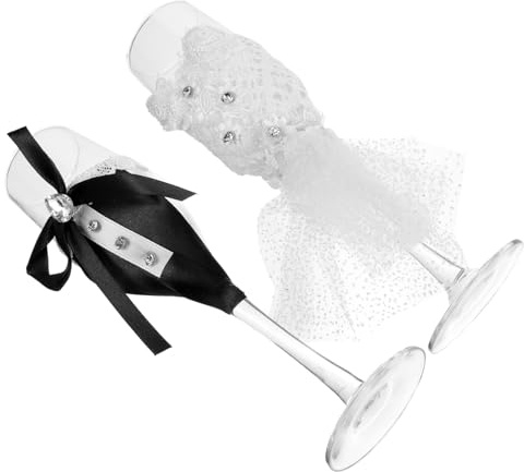 HOMOBABE 2piezas Copas De Vino Para Bodas Aniversario y Regalos Originales Para Parejas