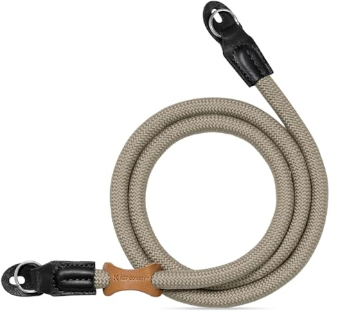 K&F CONCEPT Camera Neck Strap,100cm Nylon Rope Camera Neck Shoulder Strap for Micro Single and DSLR Camera (khaki)