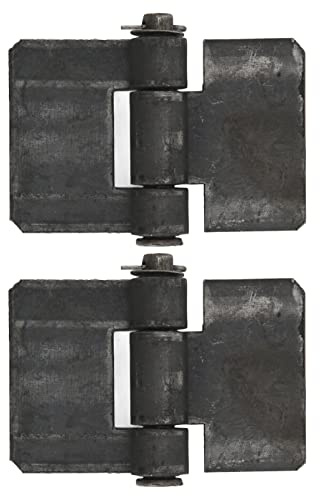 Charnière Tyenaza, 2 pièces charnière bout à bout de porte 106 X 75 X 5 mm roulement de porte soudé sur charnières bout à bout pour remorque