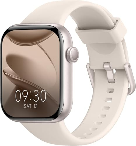 AcclaFit Reloj Inteligente Mujer Hombre, 1.85 Smartwatch con Llamadas Bluetooth, 140+ Modos Deportivos con SpO2/Pulsómetro/Monitor de Sueño/Podómetro, Impermeable IP68 para Android iOS