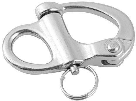 Eminchu Grillete Fijo de Alta Resistencia para Embarcaciones Marinas, Fácil Instalación para Caravanas y Furgonetas (22 * 96mm)