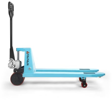 Pro Handhubwagen Gelb Hubwagen 2500 kg Gabellänge 1150mm Gabelhubwagen Palettenwagen Hydraulisch mit PU Rollen Leichtgängig Industriequalität Lager Logistik