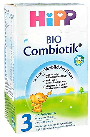 Hipp 3 Bio Combiotik 2033 600 g, Folgemilch ab dem 10. Monat