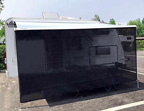 Tentproinc Toldo para Caravana de 7 x 17 pies 3 Pulgadas (Apto para toldo de 18 pies), Parasol de Malla para toldo de Caravana, Bloqueo Solar, deslumbramiento UV, Autocaravana, Camping, Remolque,