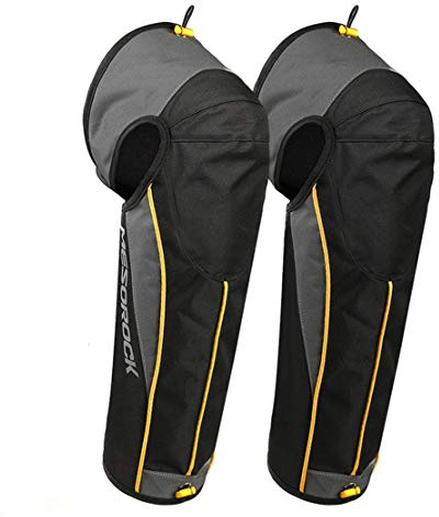 AKT Ginocchiere per Moto Protezione del Ginocchio Calda a Tutto Tondo Fleece Guard per Inverno Sciare Motocross
