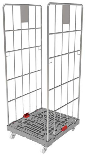 Rollbehälter 1650 mm 2-seitig verzinkt Komfortsystem