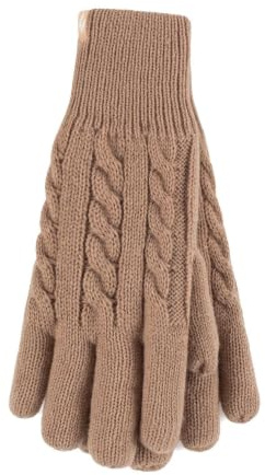 HEAT HOLDERS - Damen Extra Warm Winter Handschuhe | Strick Handschuhe mit Innen Flauschig Fleece Gefüttert